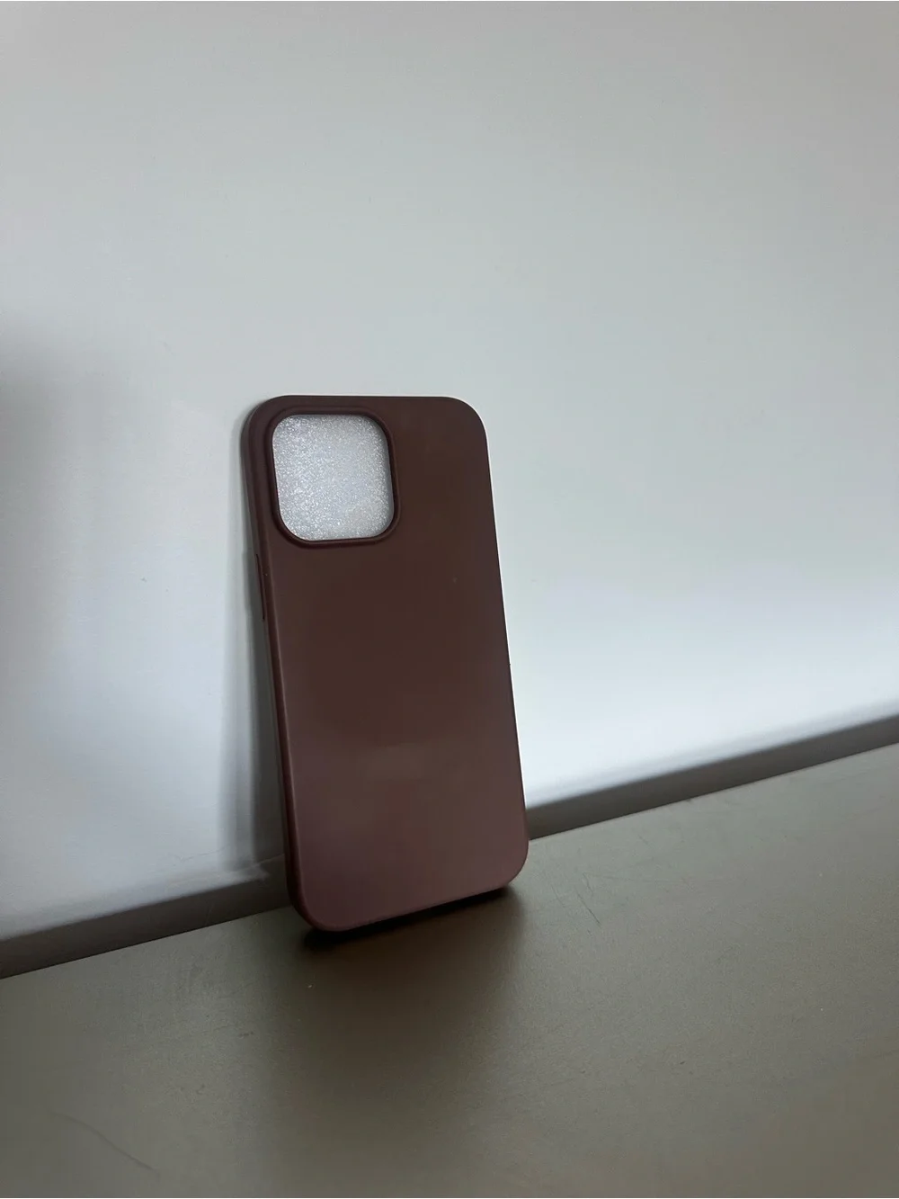 iPhone 15 ProMax Brown Leather MagSafe-Compatible Case